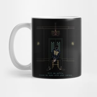 BTS SUGA BLOOD SWEAT AND TEARS LINE ART Mug